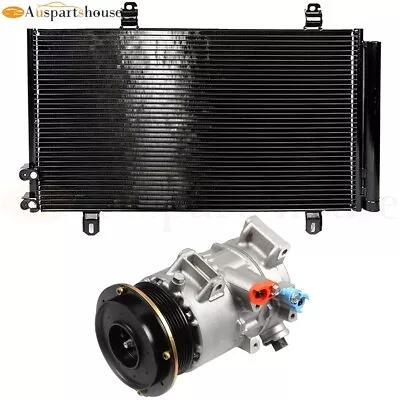 AC Condenser & AC Compressor Cooling Kit For 2007-09 Toyota Camry LE SE CE 2.4L • $187.49