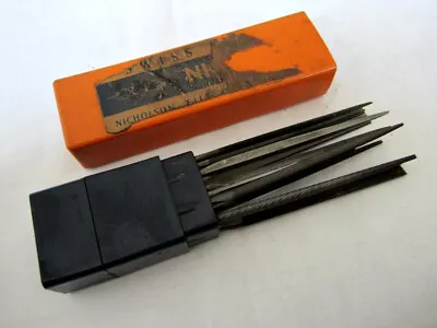 $49.95 • Buy Nicholson 5-1/2  Round Handle 12pc Need File Set No. 2 Made In USA