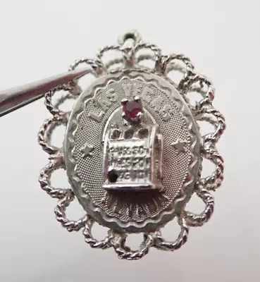 Vintage Las Vegas Slot Machine Gamble Gambling Casino Sterling Silver Charm • $17.95