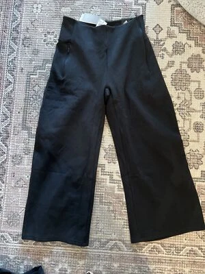 $8 • Buy Adidas Mission Wide Leg Pant In Black BNWT Medium