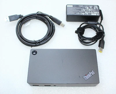 £19.99 • Buy ThinkPad USB 3.0 Pro Dock With Power Supply 40A7, 03X7130
