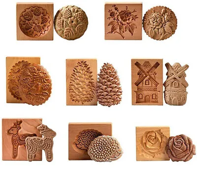 $7.91 • Buy DIY Christmas Pumpkin Pine Cones Cookie Mold Kitchen Carved Gingerbread Mold New