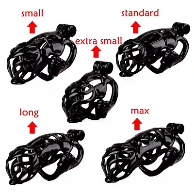 New Men Lock Belt CC526 Male Chastity Device Chastity Cage Clamp Rings • $59.35