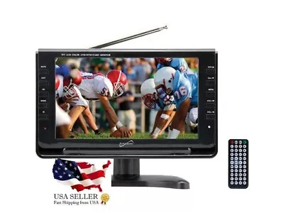 Supersonic SC-499 9  Portable Rechargeable Digital LCD TV AC/DC Compatible • $95.99