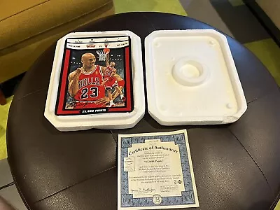 1997 Michael Jordan Ceramic Plate  25000 Points  Upper Deck/Bradford Exchange • $27.57