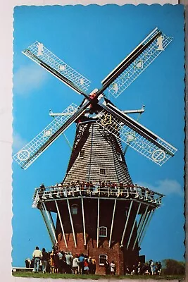 Michigan MI Holland De Zwaan The Swan Windmill Postcard Old Vintage Card View PC • $0.50