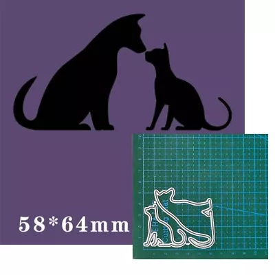 Dog Cat Dies Metal Cutting DIY Stencils Scrapbooking Blade Punch Embossing DIES • $2.95