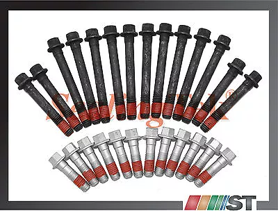 Fit 85-13 GM 4.3L OHV V6 Engine Cylinder Head Bolt Set 4300 Vortec TBI CPI Motor • $29.65