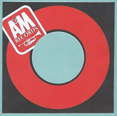 A&M RECORDS (red Circle) REPRODUCTION RECORD COMPANY SLEEVES - (pack Of 10) • $6.15