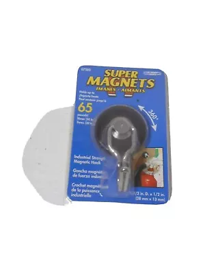 Master Magnetics Neodymium Swiveling Magnetic Hook 65 Lbs. Pull Black Powdered • $9.99