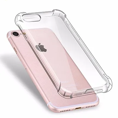 $4.95 • Buy Shockproof Soft Gel Clear Case Cover For Apple IPhone 6S 7 / 7 Plus Air Cushion