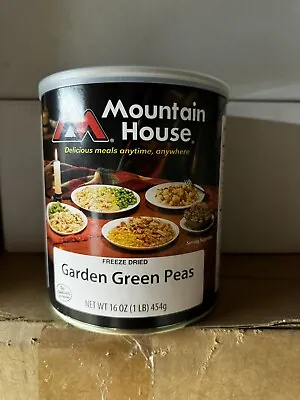 6 Can Case Mountain House Freeze Dried Food Green Peas #10 Can Free Ship 2037 • $119.99