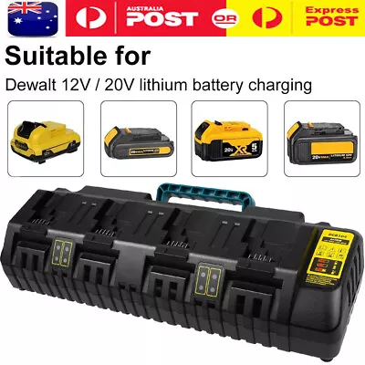 DCB104 20V Battery 4-Port Fast Charger Compatible With Dewalt 12V-20V Battery • $108.99