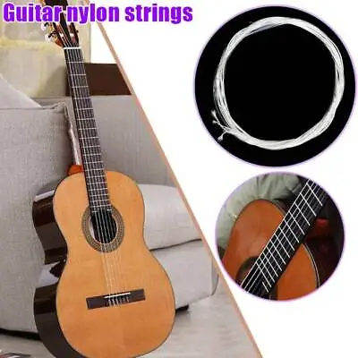 $4.99 • Buy Set Of 6 Nylon Color Acoustic Guitar Strings