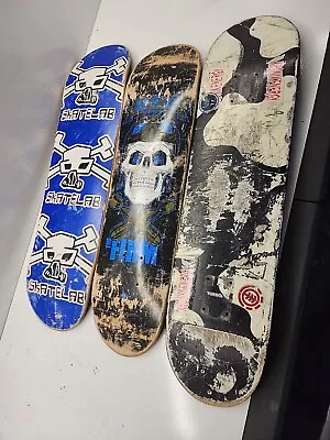 Lot Of 3 Vintage Skateboard Decks The Firm Skatelab 90s-2000s? • $67.49