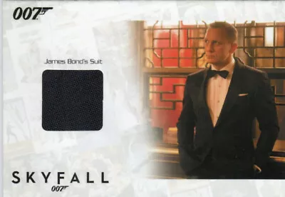 James Bond Autographs & Relics Costume Relic SSC20 Daniel Craig Suit #017/200 • £74.99