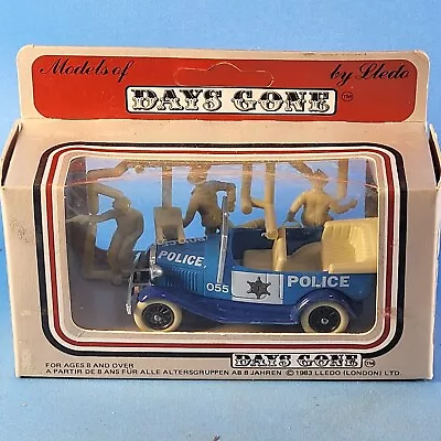 Vintage 1983 LLedo Days Gone Police Car & Bank Robber Figures Made In England • $11.99