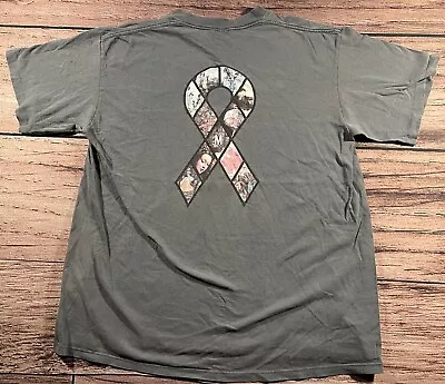 Vintage Mossimo Breast Cancer Ribbon🎗️ Tee Shirt Size LARGE Made In USA • $39.97