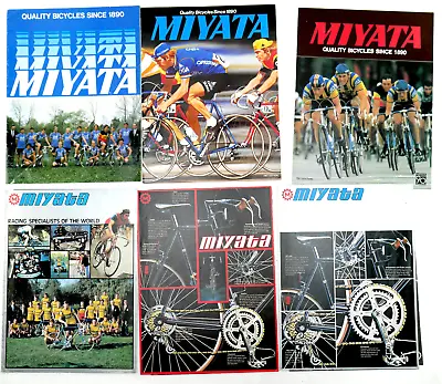 Miyata Bicycle Catalog LOT Of 6 1970s -80s NOS & Used • $224.55