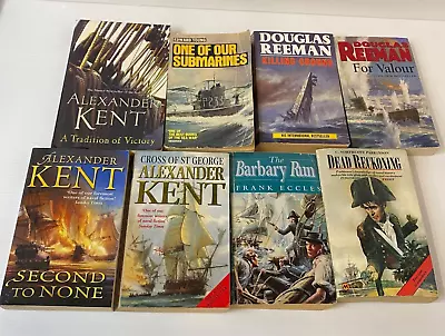 Alexander Kent Navy Nautical Maritime Vintage PB Sea Bundle Mixed Authors JobLot • £14.99