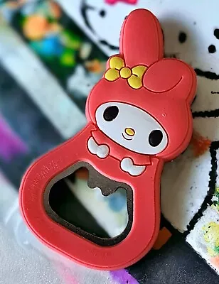 Kawaii My Melody Silicone Stainless Steel Beer Bottle Opener Fridge Magnet • $5.90