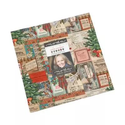 Christmas Faire Precut Layer Cake 10  Squares Fabric Quilt Fabric By Moda 7390LC • $34.99