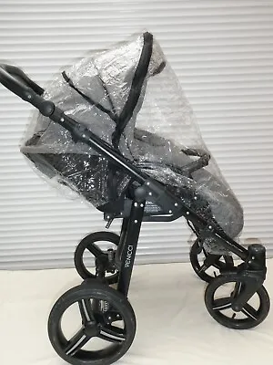 New RAINCOVER PVC Zipped To Fit Venicci Carrycot & Pushchair Seat Unit • £18.99