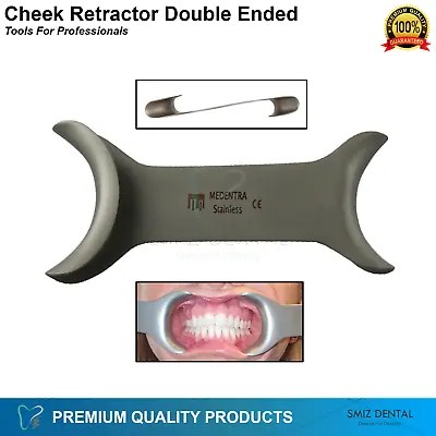 Dental Stainless Steel Cheek Retractor Surgical Mouth Opener Cheek Retractors CE • £6.56