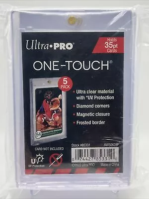 Ultra Pro One-Touch Magnetic Card Holder 35pt Point - 5 PACK • $13.94