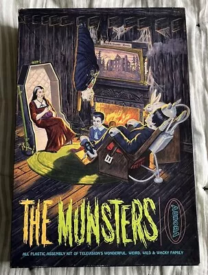 Original 1964 Munsters Living Room Aurora Model Kit Complete Vintage • $795