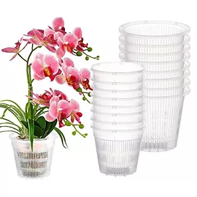 Orchid Pot 16 Pack Orchid Pots With Holes 8 Each Of 4.3 And 4.3 Inch&5.5 Inch • $34.03