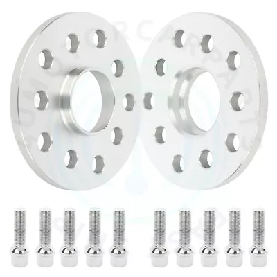 2 Pcs Wheel Spacers 10mm 5x100&5x112 14x1.5 For Audi A3 TT Quattro • $31.49