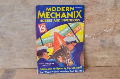 Modern Mechanix Magazine Sept 1936 • $29.50