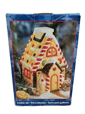 Alco Gingerbread House Colorful Candy Cookie Jar- Perfect For Christmas Cookies! • $27.25