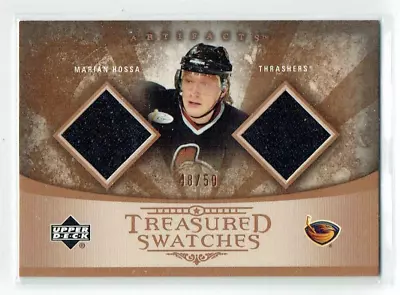 05-06 Upper Deck Artifacts Treasured Swatches  Marian Hossa  /50  Jerseys  HOF • $17.99