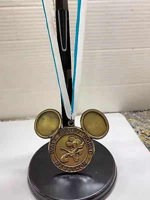 VTG 1997 Disney World Marathon Bronze Medal & Lanyard Mickey Mouse Medallion FLA • $24.99
