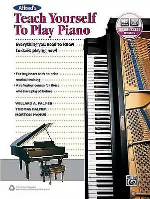 £19.76 • Buy Alfred's Teach Yourself To Play Piano: Everything You Need To Know To Start Play