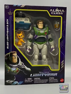 Disney Pixar Lightyear Movie Buzz & Sox Alpha Class Action Figure 2022 NEW • $29.99