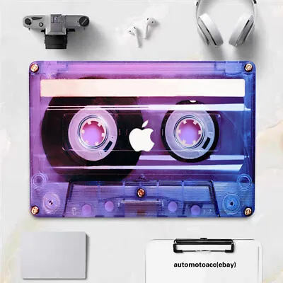 3D Audio Cassette Tape Hard Case For Macbook M2 Pro 16 14 15 13 Air 11 12 Inch • £7.50