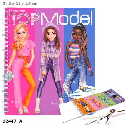 TOPModel Fashion Design Book - Christy Hayden & Malia • £8.39