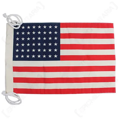 Small Vintage Style US Flag (48 Stars) - Jeep Flag WW2 Repro American Army New • $22.95