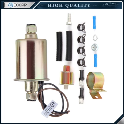 $17.49 • Buy 12V Universal Low Pressure 5-9 PSI Electric Fuel Pump Installation Kit E8012S