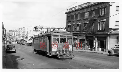 3aa342 Rp 1947 Market Street Railway Sf Car #778 On Fulton At Masonic • $8.99