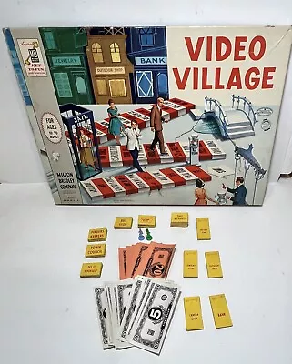 Video Village Board Game Replacement Parts Pieces Cards Play Money  Vintage • $9.99