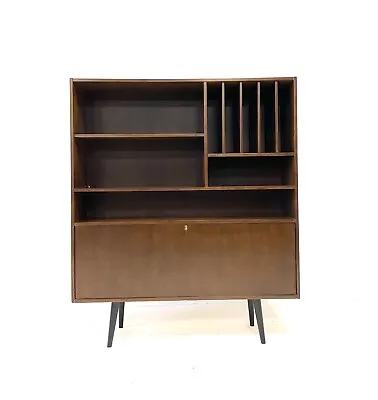 Vintage Retro Mid Century 1960s Danish Modernist Teak Sideboard LP Wall Cabinet • £225