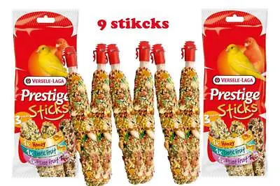 Versele Laga Prestige Sticks Variety  Canary Honey Exotic Forest Fruit (9x30g) • $28