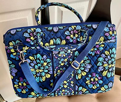 VERA BRADLEY 16.5in INDIGO POP Lap Top Computer Hard Clam Shell Case • $16.50