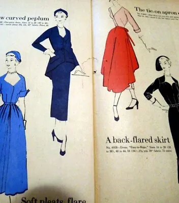 RARE VTG 1940s VOGUE PATTERNS CATALOG 1949 • $14.99