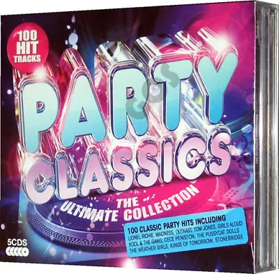 Ultimate Party Classic Hits 5 CD Original Recording Of 60s 70s 80s 90s 00s Music • £16.95