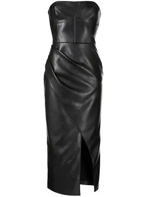 Manning Cartell - Strapless Draped Midi Dress - Size 8 • $130